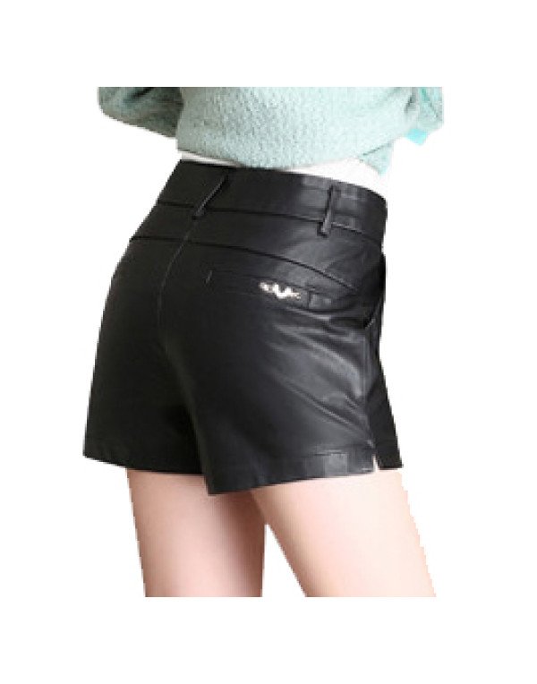 HugMe.fashion Slim Fit Short in Black Color For Women SH19